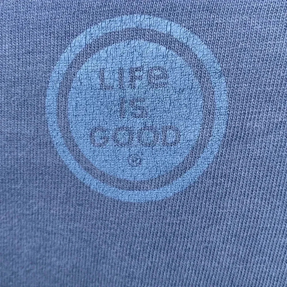 Life is good “take me to the ocean” T-shirt navy blue size large - Picture 5 of 8